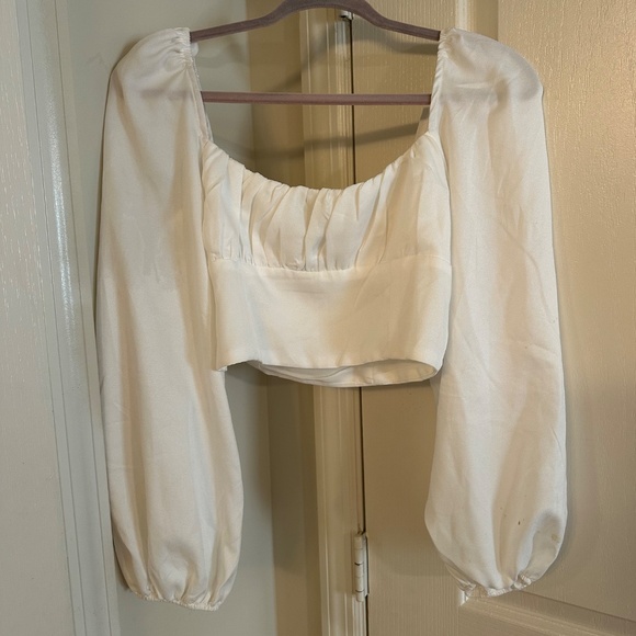 Princes Polly white cropped top - Picture 3 of 4